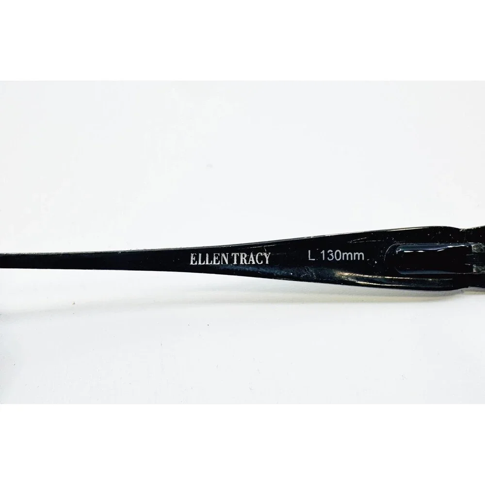 Ellen Tracy Eyeglasses Frames Womens Black Barcelona Snakeskin Print 130mm 41513